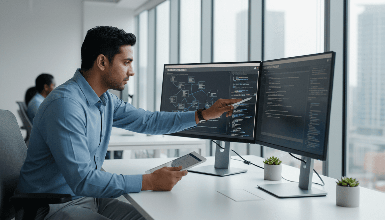 IT consultant in consultation